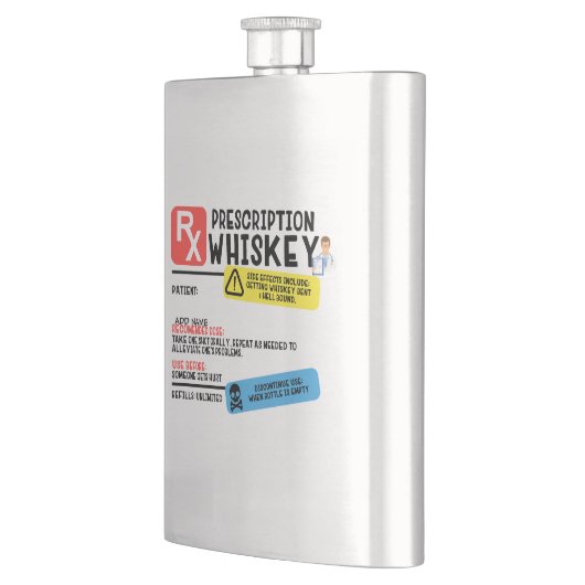 Flasque Drôle Whiskey d'ordonnance (Gauche)