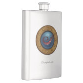 Flasque "Du fond de la mer" Navire Porthole Octopus (Droite)