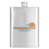 Flasque Duck Beach Caroline du Nord Sun Palm Trees (devant)