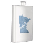 Flasque Duluth Minnesota Grain de bois (Droite)