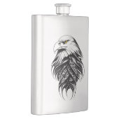 Flasque Eagle Wild Animal Nature Illustration Art tatouage (Droite)