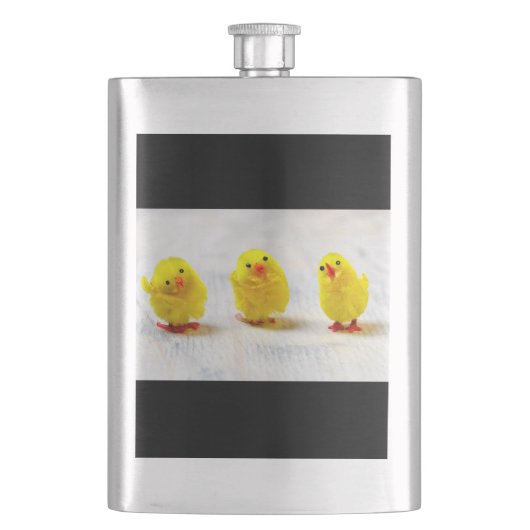 Flasque Easter Decoration - chicks en row (devant)