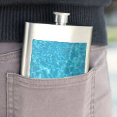 Flasque Eau de piscine bleu ciel cristallin (En situation)