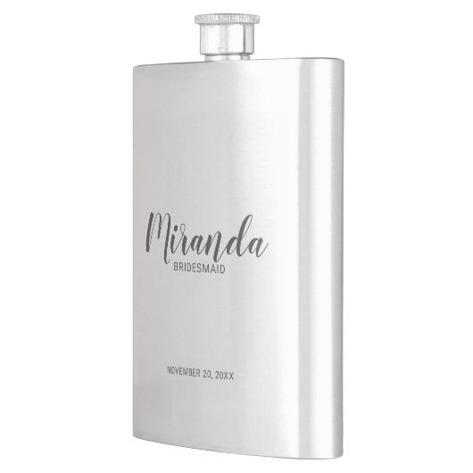 Flasque Écrivain Personnalisé De Script Moderne (Gauche)