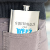Flasque Élections 2016 - Écureuils Pour Deez Nuts (En situation)