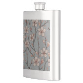 Flasque Élégant Motif Fleur rose Douce Fleur Fleur de Ceri (Gauche)