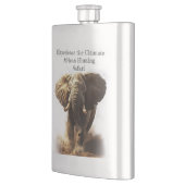Flasque Éléphant (Gauche)