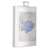 Flasque Éléphant de dessin animé mignon (Droite)