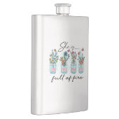 Flasque Elle est pleine de feu - Autonomisation florale dy (Droite)