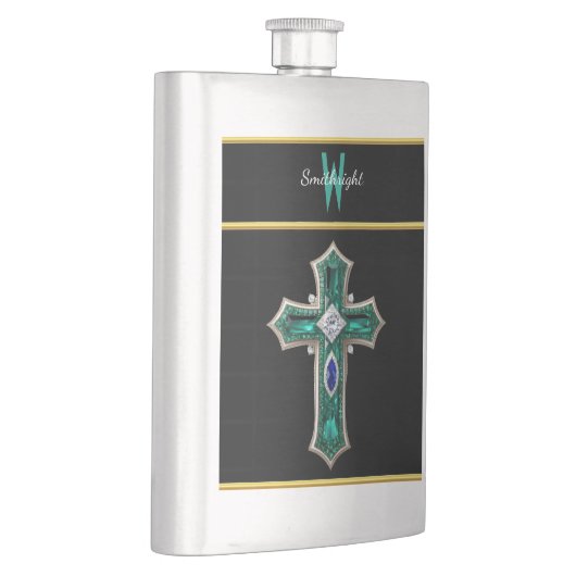 Flasque Emerald Dreamscape : Une croix de diamant (Droite)