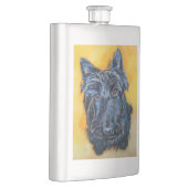 Flasque "Emily dans" l'art bleu de Scottie (Droite)