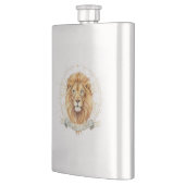 Flasque en acier inoxydable 8oz Lion de Juda Class (Gauche)