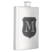 Flasque en acier inoxydable avec monogramme person (Droite)