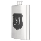 Flasque en acier inoxydable avec monogramme person (Gauche)