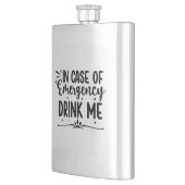Flasque En Cas d'Urgence Buvez-Moi (Gauche)