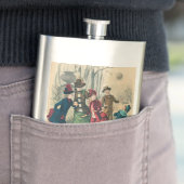 Flasque Enfants Famille Antique Victorienne Enfant (En situation)