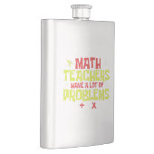 Flasque Enseignant drôle en mathématiques - Beaucoup de pr (Droite)