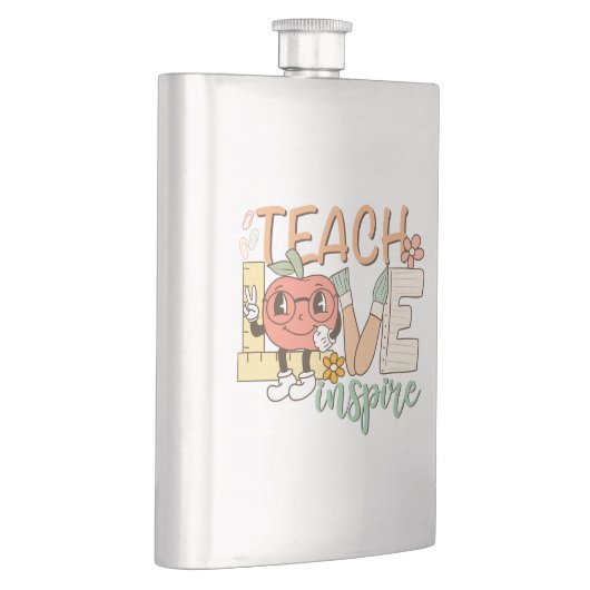 Flasque Enseigner l'inspiration de l'amour - fournitures s (Droite)