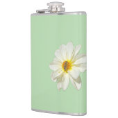 Flasque enveloppé de vinyle Fleur blanche et abeil (Gauche)