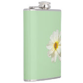 Flasque enveloppé de vinyle Fleur blanche et abeil (Droite)