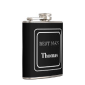 Flasque enveloppé de vinyle - Meilleur homme (Droite)