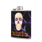 Flasque enveloppé de vinyle Skeleton Brew (Gauche)