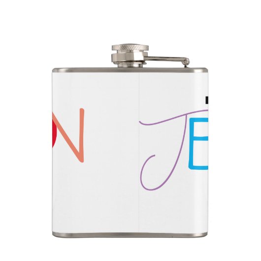 Flasque enveloppée de vinyle de 177 ml (Dos)