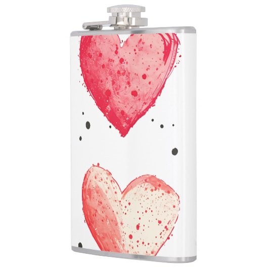 Flasque enveloppée de vinyle de 237 ml. (Gauche)