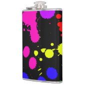 Flasque enveloppée de vinyle de 237 ml. Flasque (Gauche)