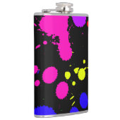 Flasque enveloppée de vinyle de 237 ml. Flasque (Droite)