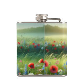 Flasque enveloppée de vinyle de liqueur de cowgirl (Dos)