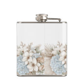 Flasque enveloppée de vinyle floral (Dos)