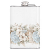 Flasque enveloppée de vinyle floral (Dos)