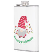 Flasque enveloppée de vinyle Gnomie Noël (Gauche)