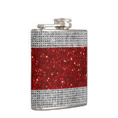 Flasque enveloppée de vinyle liquide à paillettes (Droite)