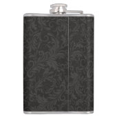 Flasque enveloppée de vinyle noir et or (Dos)