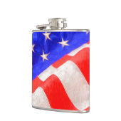 Flasque enveloppée de vinyle Old Glory, 6 oz. (Gauche)