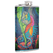 Flasque enveloppée de vinyle Seahorse (Droite)