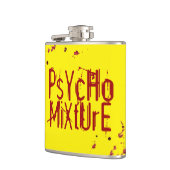 Flasque enveloppée vinyle jaune Psycho Mixture (Gauche)
