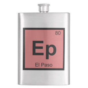 Flasque Ep - El Paso Texas Chimie Symbole du tableau pério