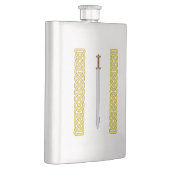 Flasque Épée celtique antique et entrelacs (Droite)