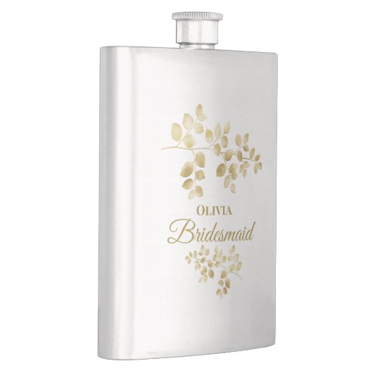 Flasque Épouse Florale Or Moderne (Droite)