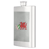 Flasque Équipe De Pays De Galles De Rugby Dragon (Gauche)