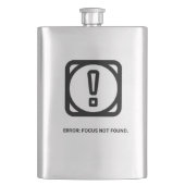 Flasque ERROR: FOCUS NOT FOUND Flask | Funny Remote Work (devant)