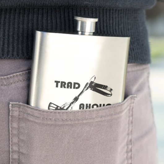 Flasque Escalade de roche Tradaholic (En situation)