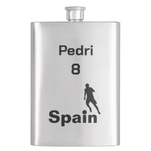 Flasque Espagnol Football, personnalisable