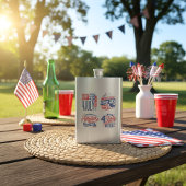 Flasque Esprit d'indépendance 4 juillet Classique