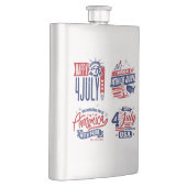 Flasque Esprit d'indépendance 4 juillet Classique (Droite)