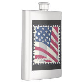 FLASQUE ÉTATS-UNIS D'AMÉRIQUE DRAPEAU FOREVER STAMP (Droite)