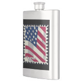 FLASQUE ÉTATS-UNIS D'AMÉRIQUE DRAPEAU FOREVER STAMP (Gauche)